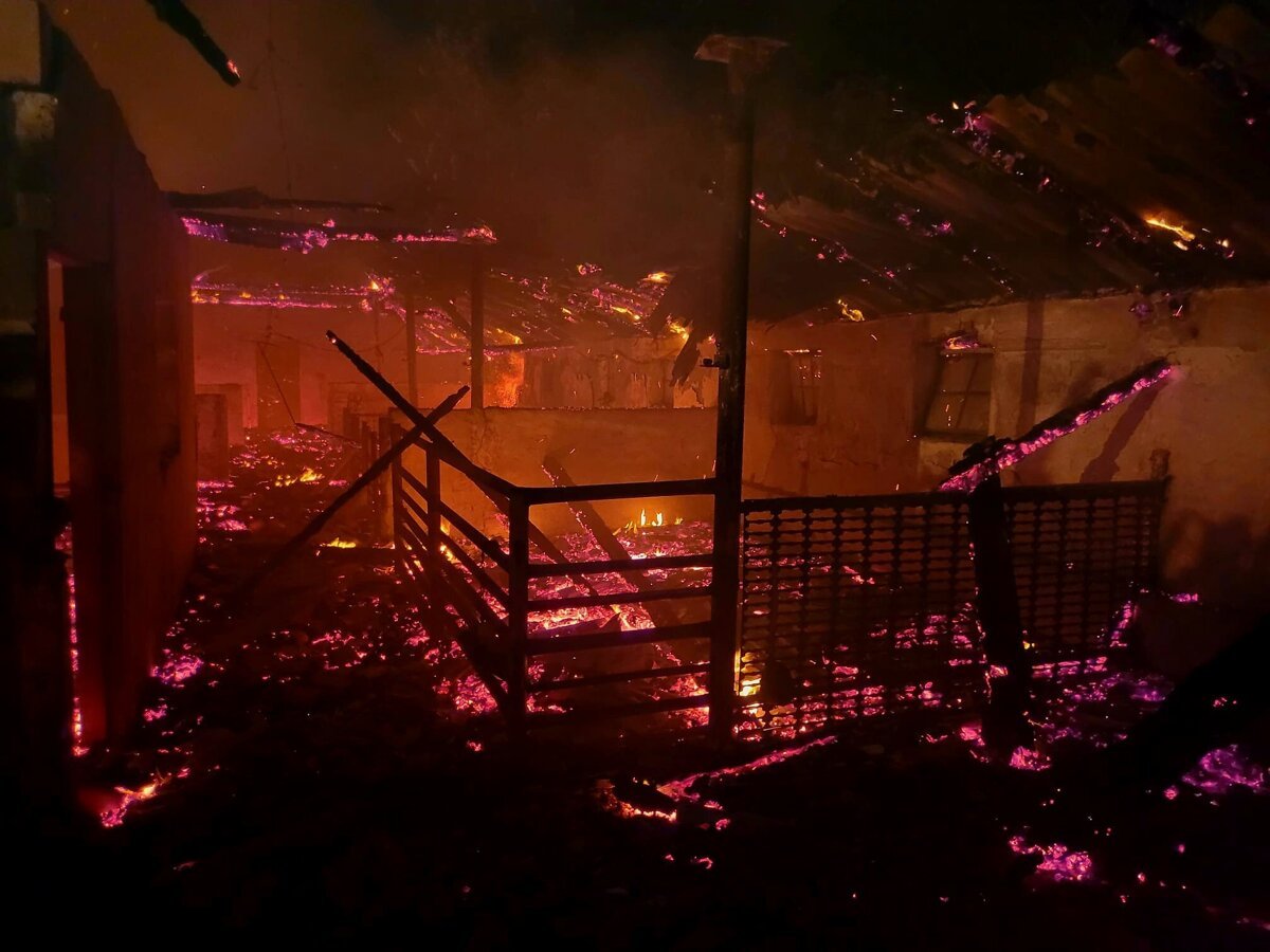 Byvale druzstvo podpalili umyselne skody su 50 tisic eur