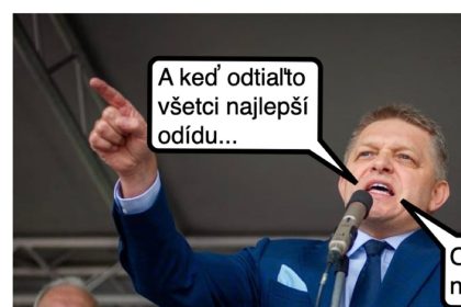 Cynicka obluda Volici Smeru sa deru nahor