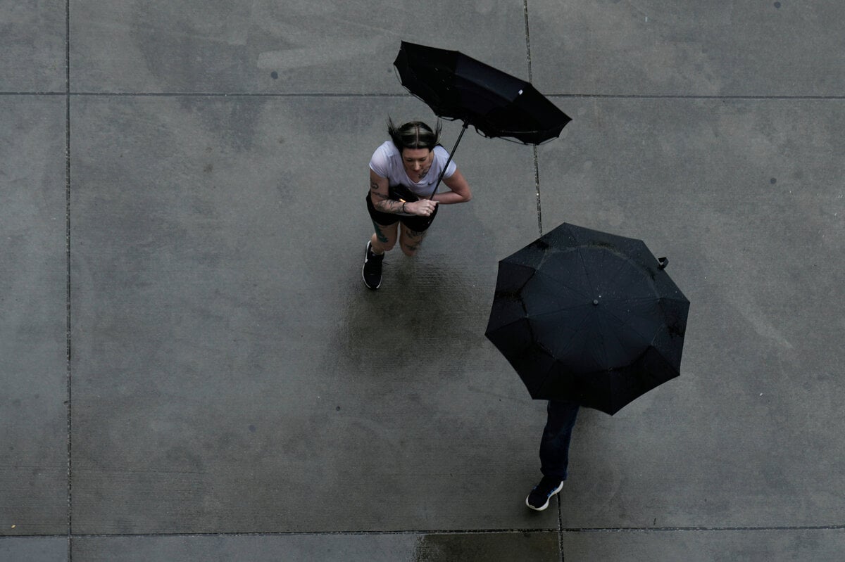 Severovychod Spanielska zasiahli silne privalove dazde