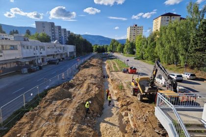 Cesta cez mesto bude pomalsia prace potrvaju este par tyzdnov