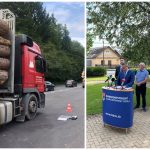 Novu cestu poskodili pretazene kamiony Zupy chcu vazit a pokutovat nakladne auta