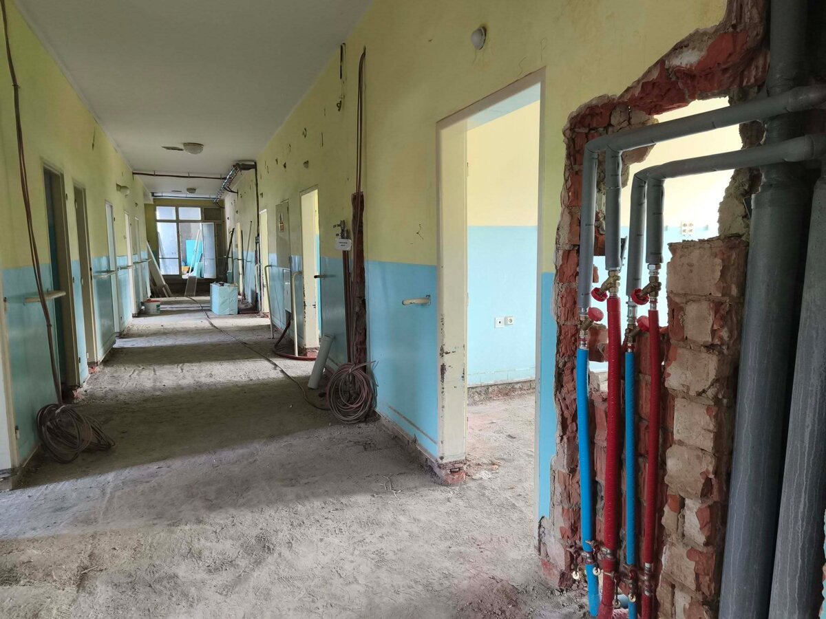 Bojnicka nemocnica pokracuje s velkou rekonstrukciou