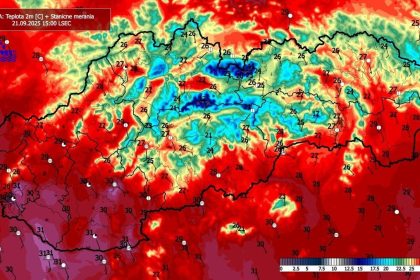 Meteorologovia hlasia tropicky den na juhozapade