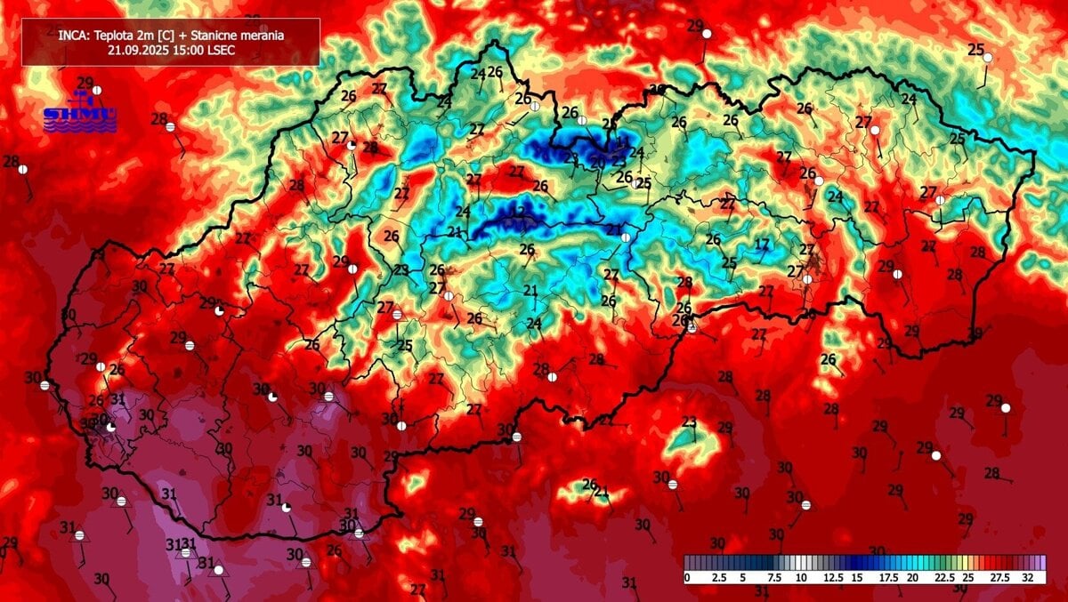 Meteorologovia hlasia tropicky den na juhozapade