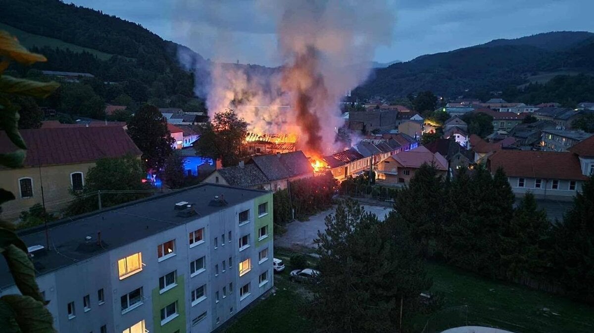 V Dobsinej horel dom skoda je 200 tisic