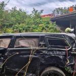 Auto na D2 prerazilo zvodidla a spadlo