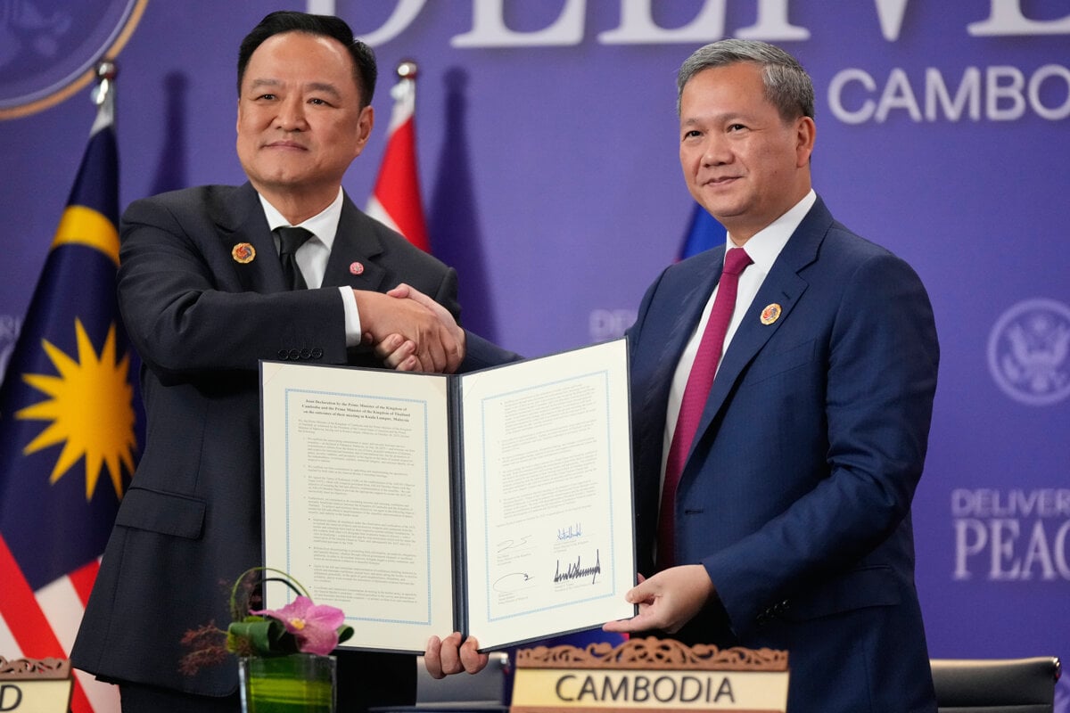 Lidri Kambodze a Thajska podpisali primerie s Trumpom