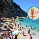 Teple more v oktobri Pt miest v Europe