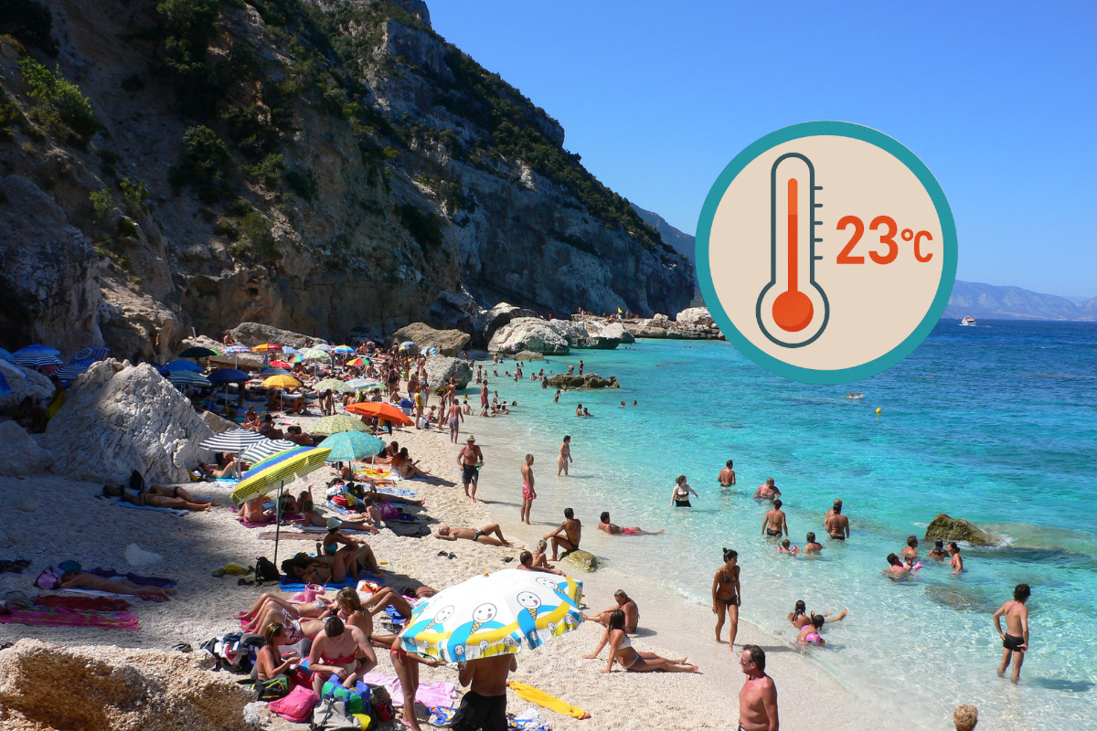 Teple more v oktobri Pt miest v Europe