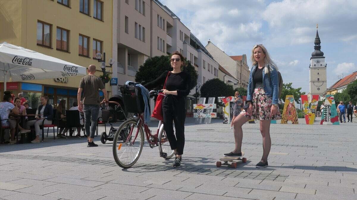 Trnava je mestom bicyklov no na jednej ulici je zakaz