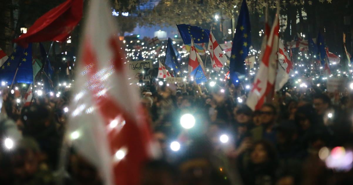 Gruzinsko si pripomina prve vyrocie zaciatku proeuropskych zhromazdeni