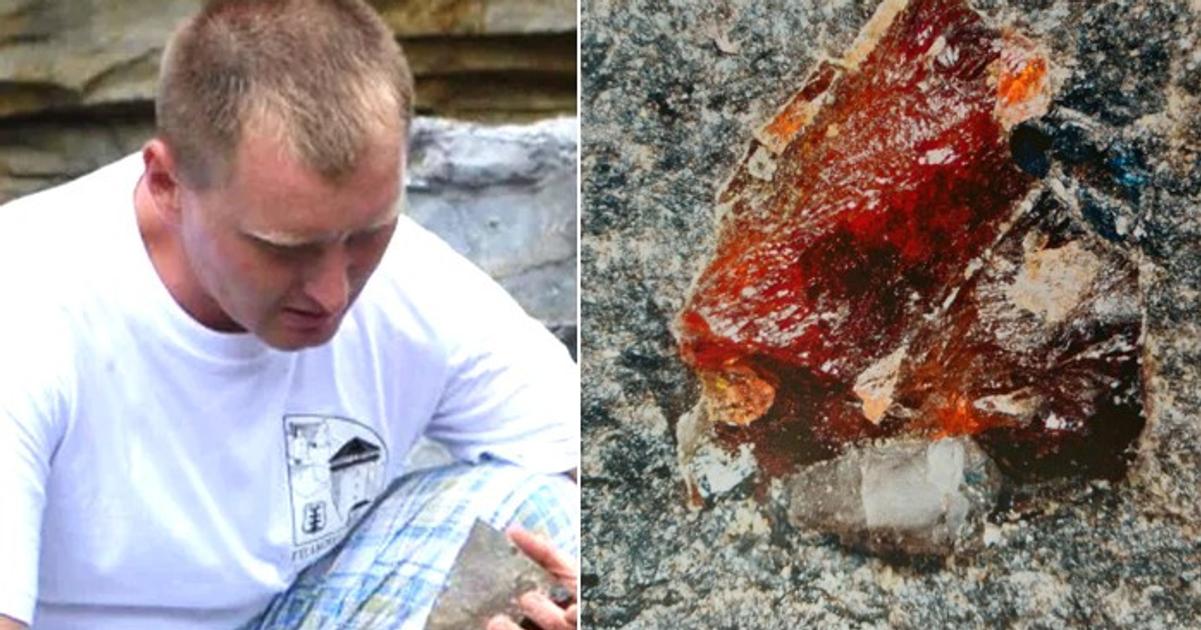 Medzi skalami objavil vynimocny drahokam