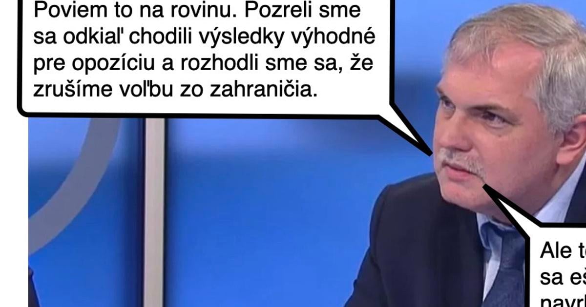 Cynicka obluda Uprimny poslanec Michelko