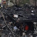 S karavanom uz necestuju zhorel do tla na dvore