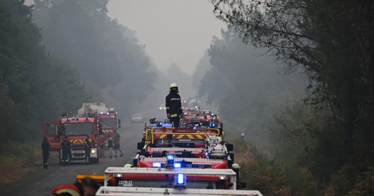 Z tohto poziaru mam strach hovoria Ohen sa blizi k Bordeaux nasadena je armada aj slovenski hasici