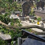 po nicivej burke hrozi pad konarov aj stromov v meste uzavreli zamocky park a mestsky cintorin