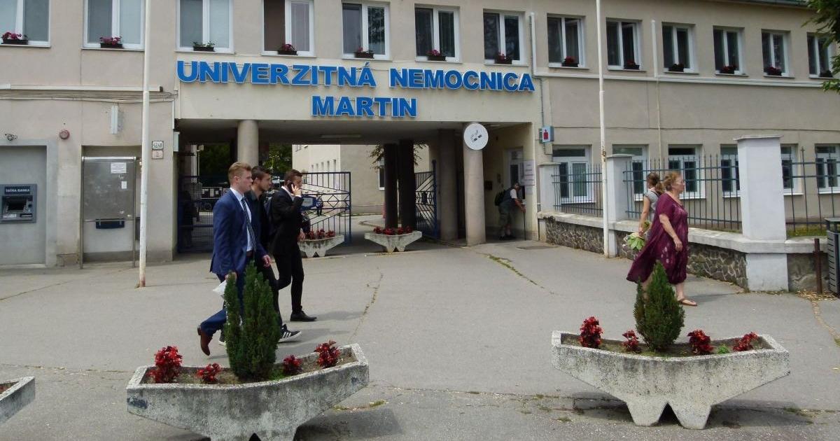 V Univerzitnej nemocnici Martin nahlasili bombu